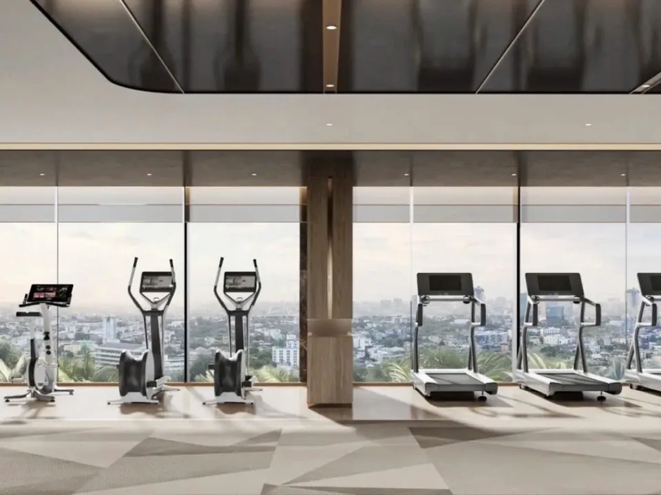 Phòng gym hiện đại tại dự án